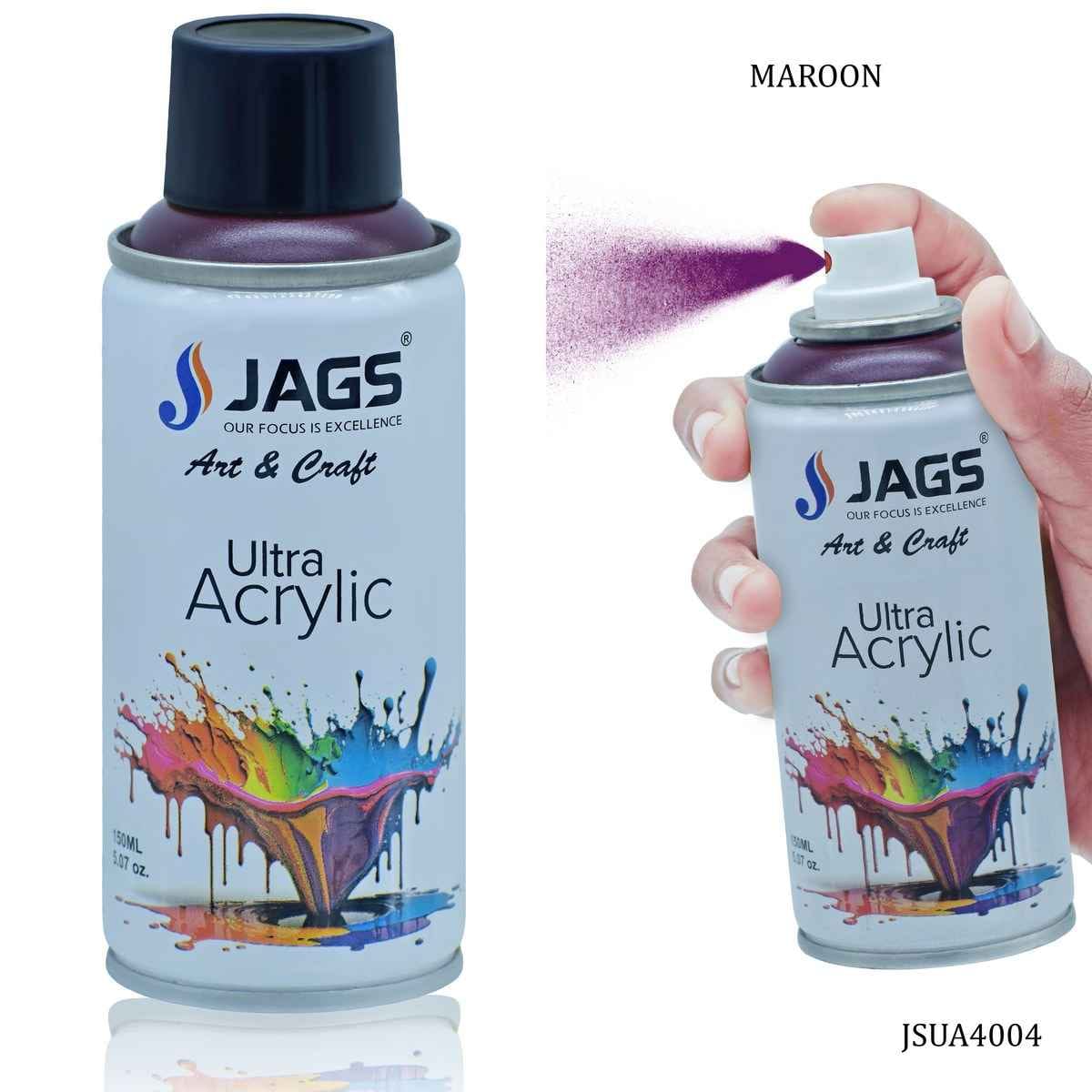 Jags Marron Paint Spray Ultra Acrylic 150ml JSUA4004