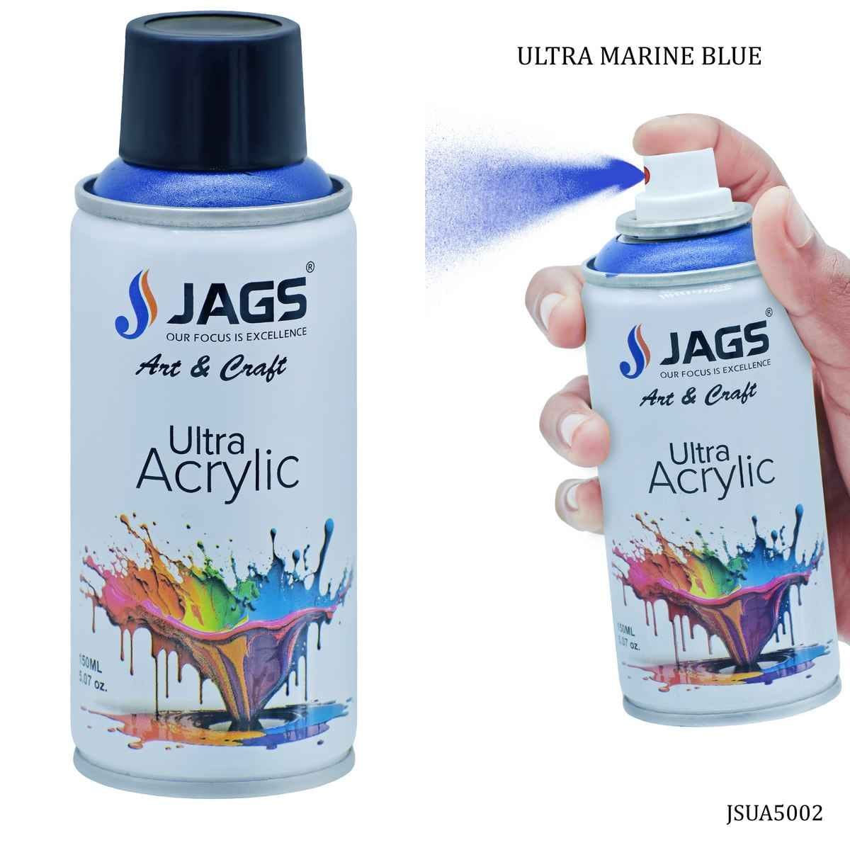 Jags Ultra Marine Blue Paint Spray Ultra Acrylic 150ml JSUA5002
