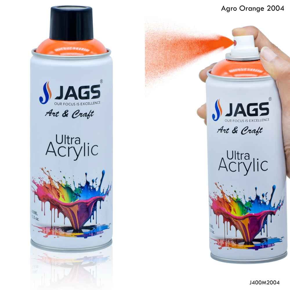 Jags Agro Orange Paint Spray Ultra Acrylic 400ml J400M2004