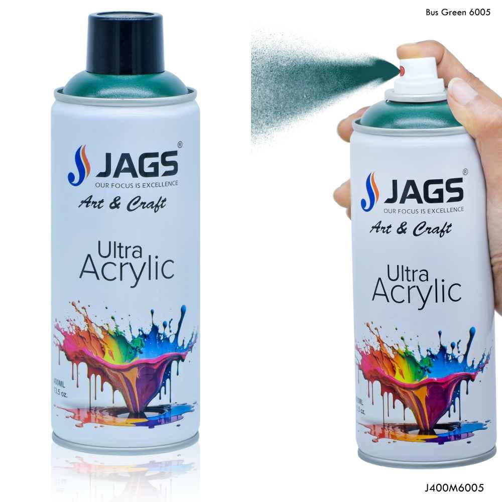 Jags Bus Green Paint Spray Ultra Acrylic 400ml J400M6005