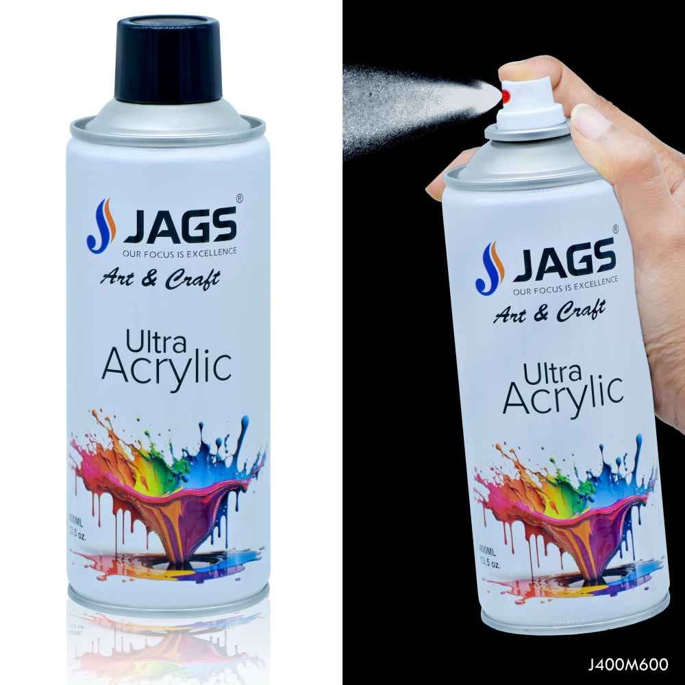 Jags Clear Glossy Paint Spray Ultra Acrylic 400ml J400M600