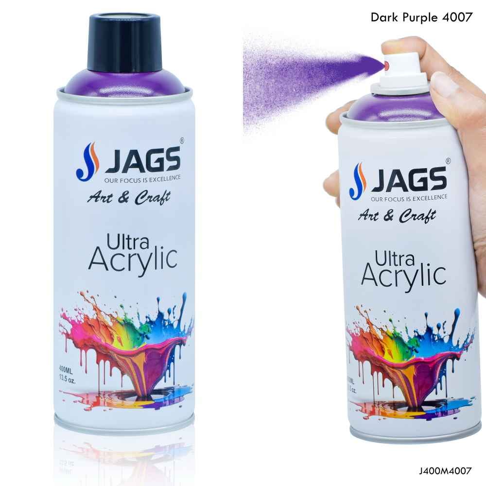Jags Dark Purple Paint Spray Ultra Acrylic 400ml J400M4007