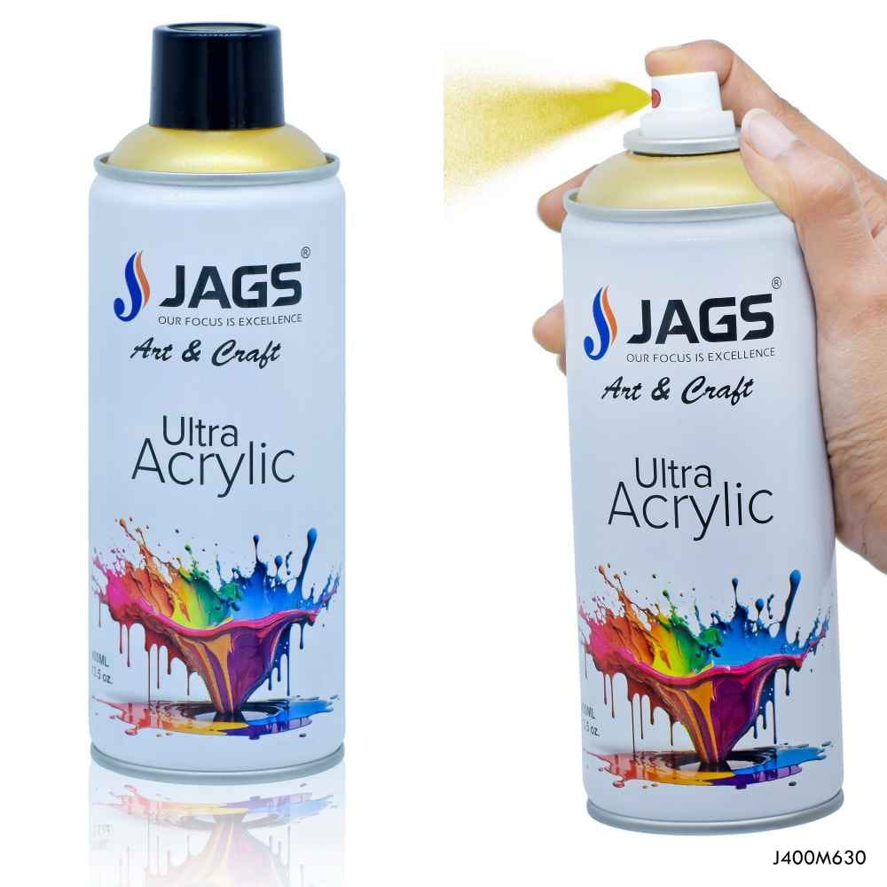 Jags Gold Pearl Paint Spray Ultra Acrylic 400ml J400M630