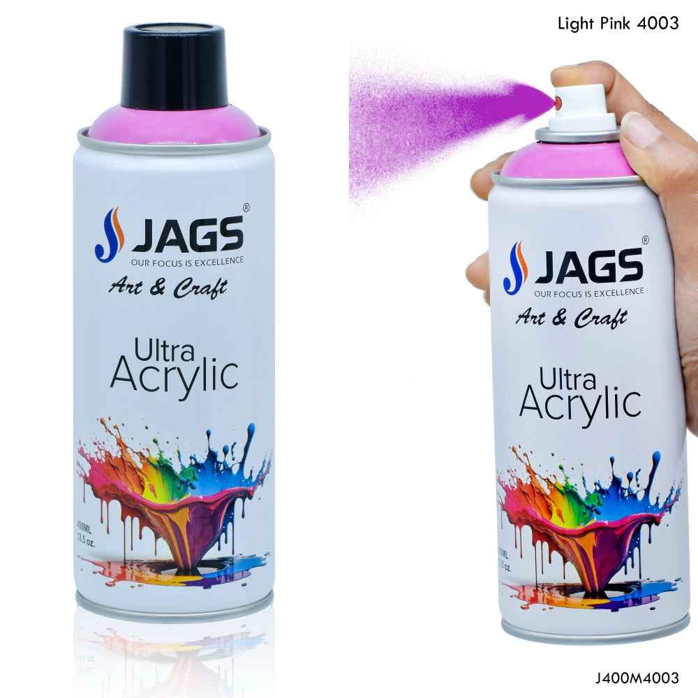 Jags Light Pink Paint Spray Ultra Acrylic 400ml J400M4003