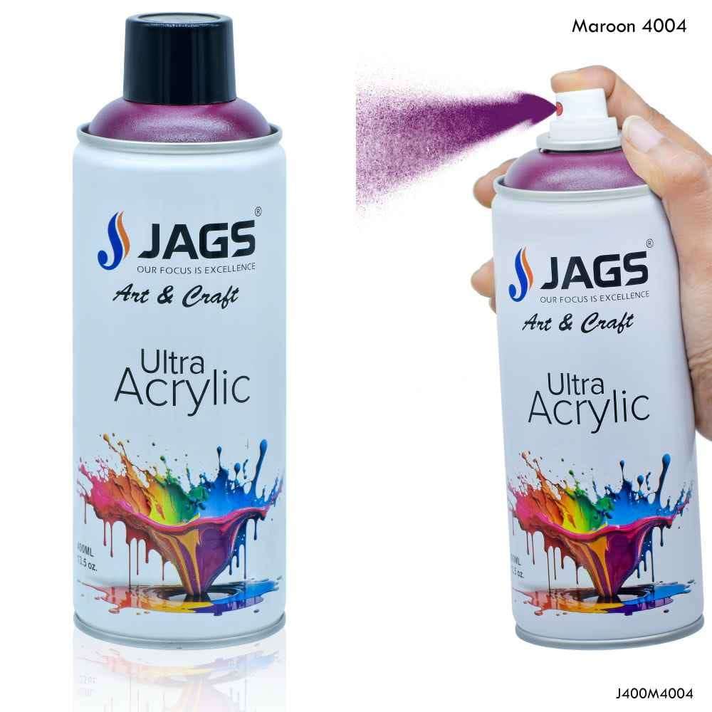 Jags Marron Paint Spray Ultra Acrylic 400ml J400M4004