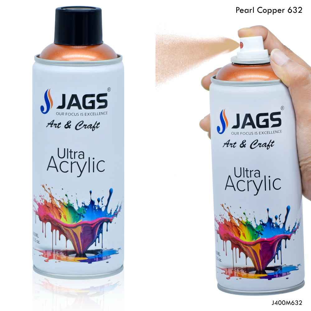 Jags Pearl Copper Paint Spray Ultra Acrylic 400ml J400M632