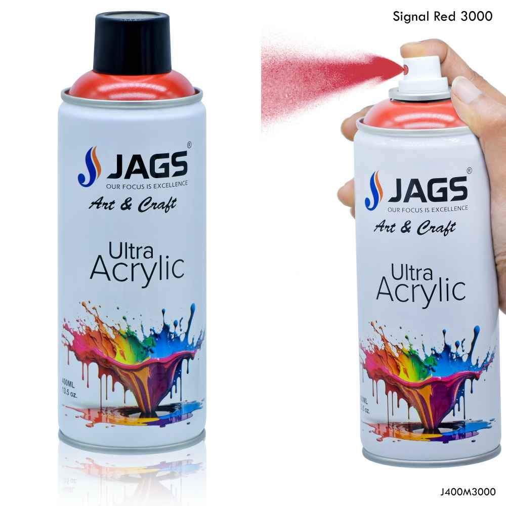 Jags Signal Red Paint Spray Ultra Acrylic 400ml J400M3000
