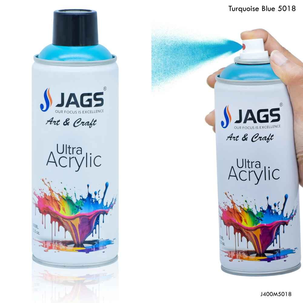 Jags Turquoise Blue Paint Spray Ultra Acrylic 400ml J400M5018