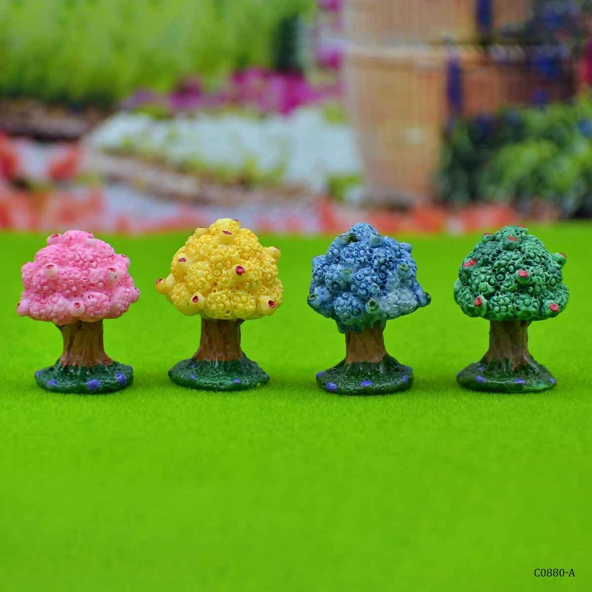 Miniature Model Tree Mix Colour Pack of 4Pcs (C0880-1/2/3/4) C0880-A