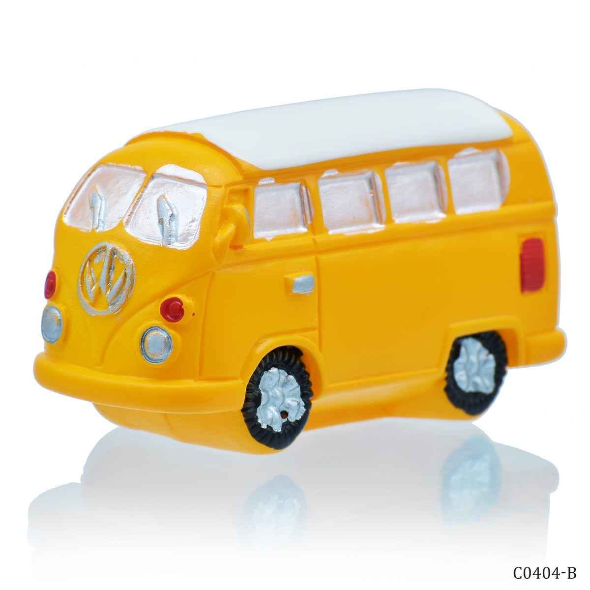 Miniature Model Van Bus Orange Colour Pack of 1Pcs (C0404-9) C0404-B