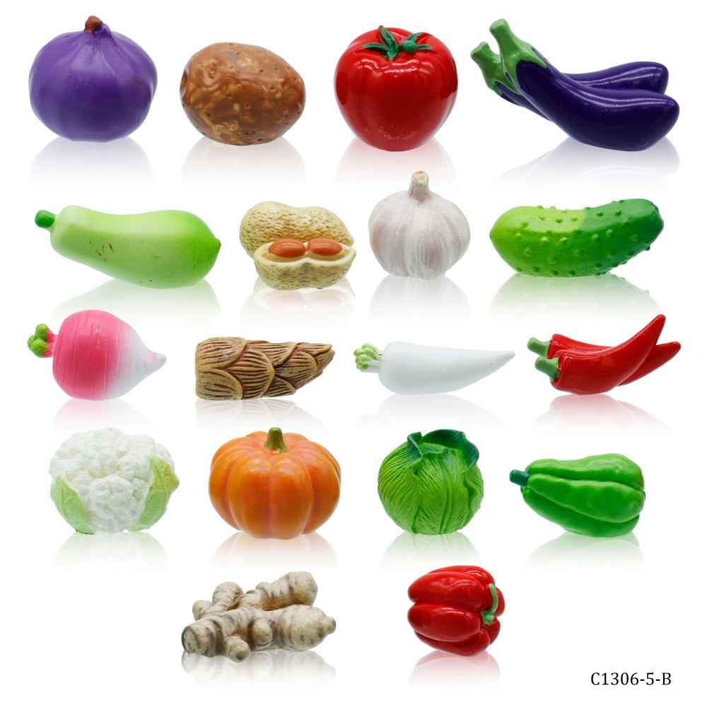 Miniature Model Vegetable 18Pcs Mix C1306-5 To 22 C1306-5-B