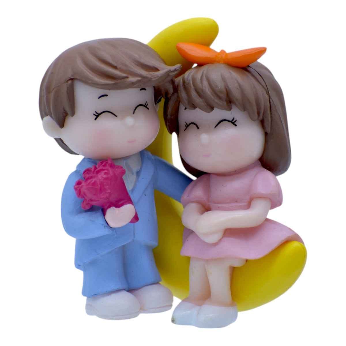 Miniature Moon Couple Pack of 1 Pcs Set C1157-1