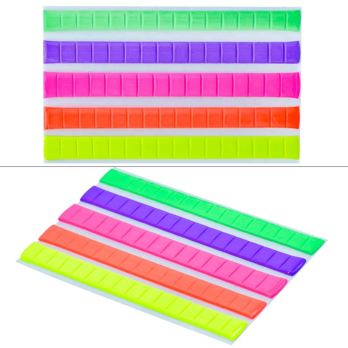 Glue Tack Putty 80 Pieces 50 Grams Five Fluorescent Colour JGTF50GFC