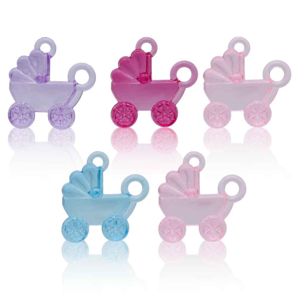 Miniature Transparent Colour Baby Walker Pack of 5Pcs MMTC15