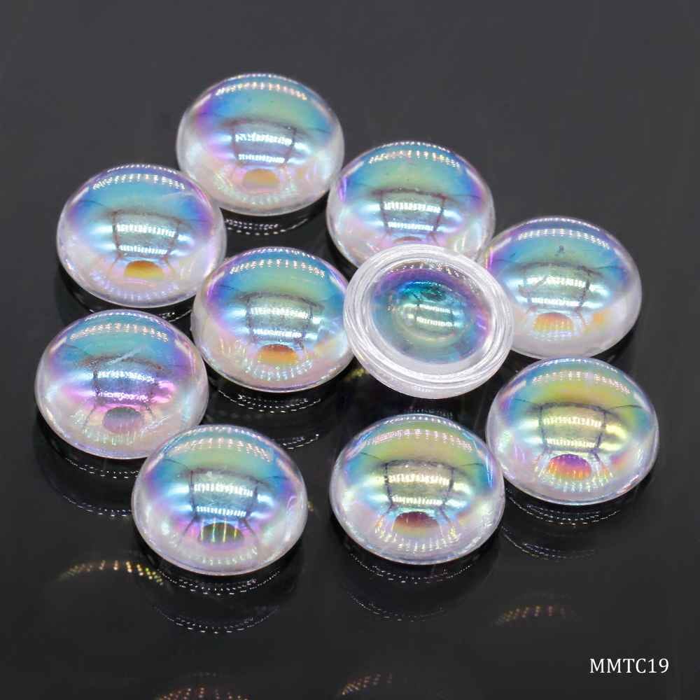 Miniature Transparent Colour H Round Pack of 10Pcs MMTC19