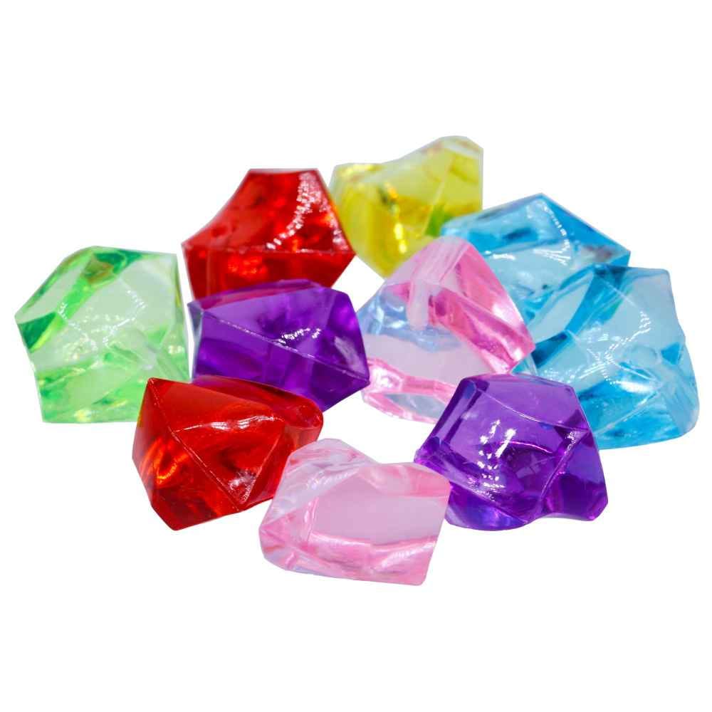 Miniature Transparent Colour Stone Big Pack of 10Pcs MMTC03
