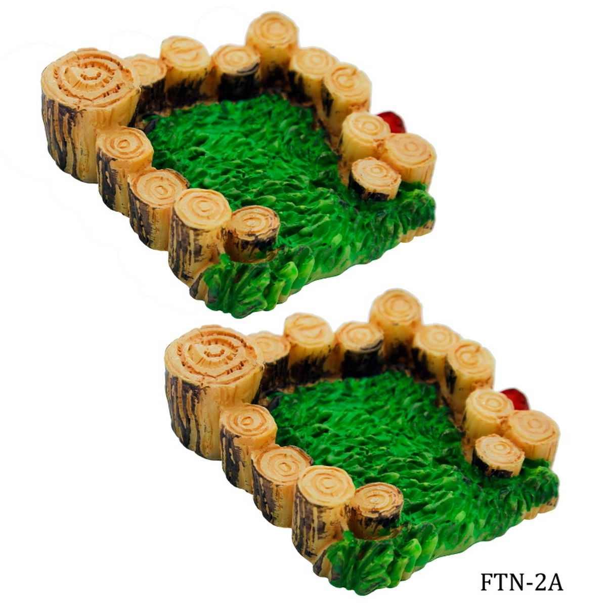 Model Accessories Antique Fountain Pack of 2pcs Size: 3.5x3.5x0.5 Cm (C0189-5) FTN-2A