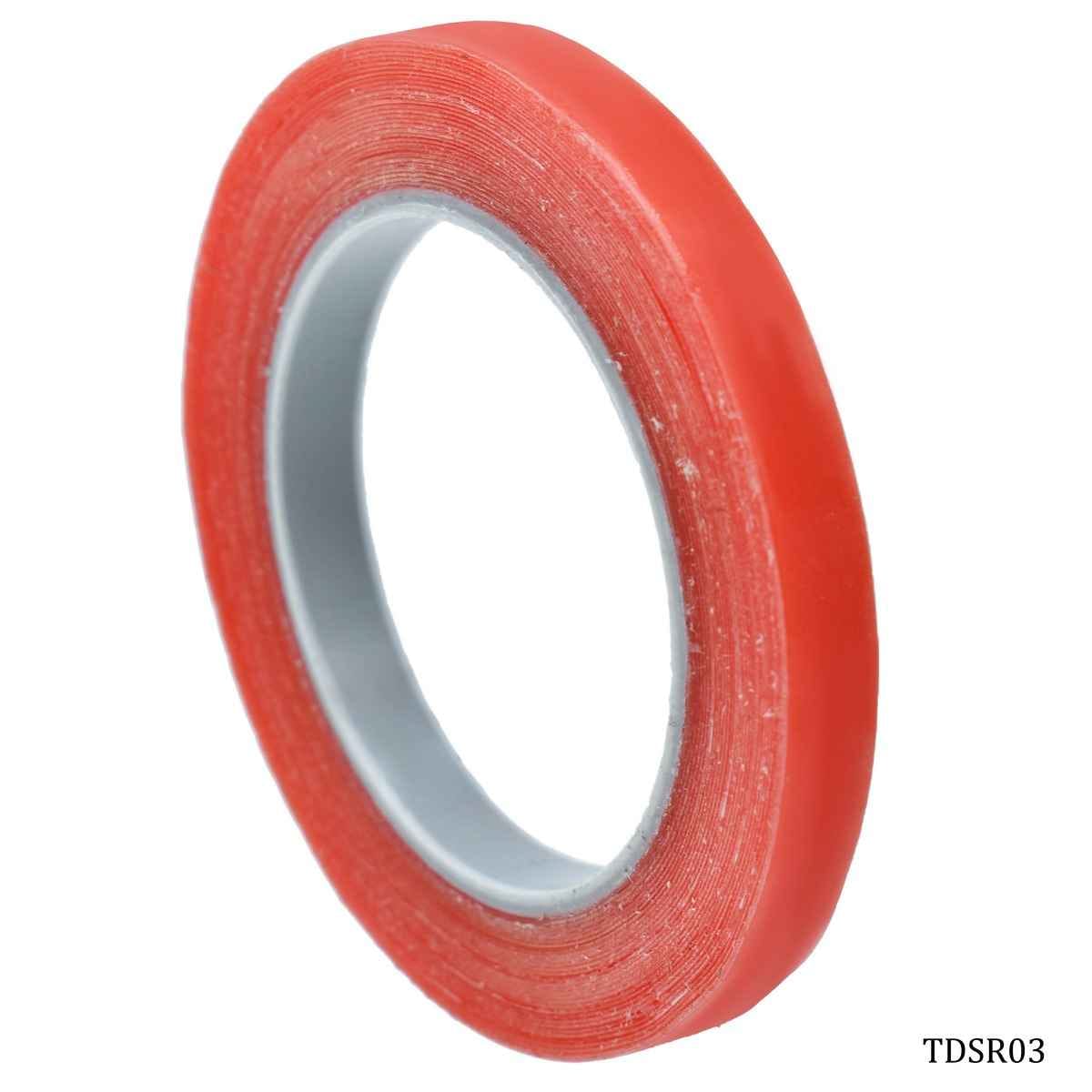 6mm Red Tape Double Sided 5 Meter 1/4 Inch TDSR03