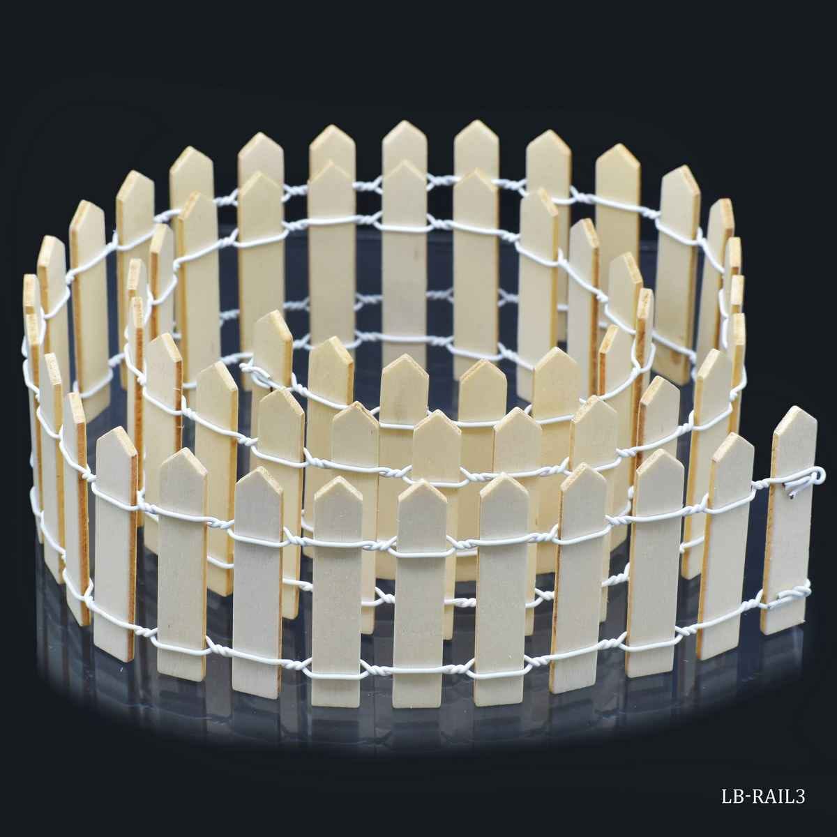 Miniatures Model Farmhouse Border Big Cream 90cm X 5.5cm LB-RAIL3