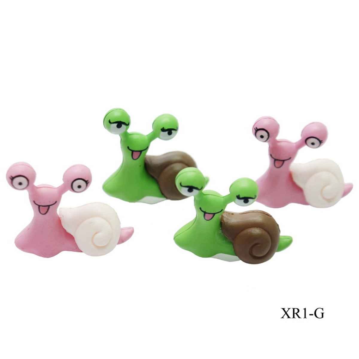 Miniatures Model Plastic Accessories Model Snail Pack of 4Pcs (C0513-1/2) XR1-G