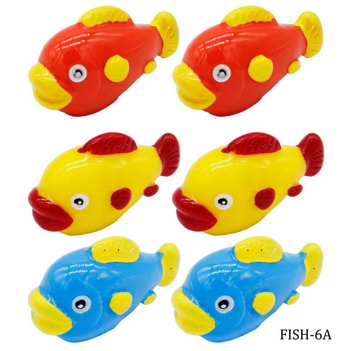 Miniatures Model Plastic Fish Pack of 5Pcs, Size: 3x1x0.5 Cm (C0777-24) FISH-6A