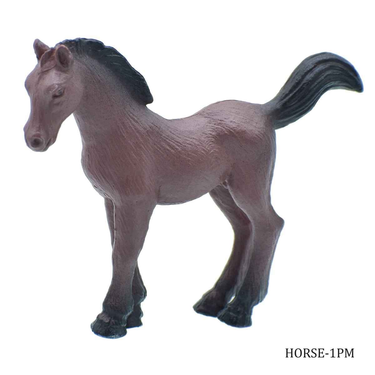 Miniatures Model Plastic Horse Medium Pack of 1Pcs (C0173-2) HORSE-1PM