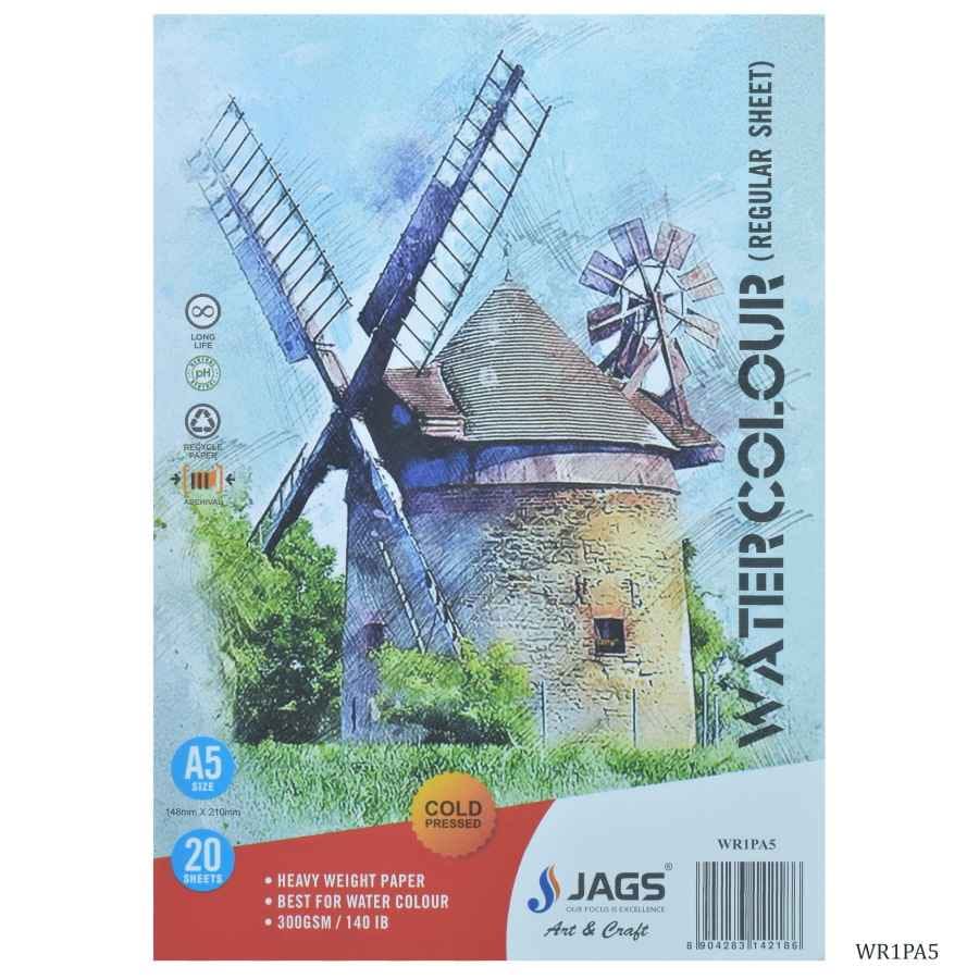 A5 Watercolor sheet Regular Pack Of 20 Sheet 300Gsm WR1PA5
