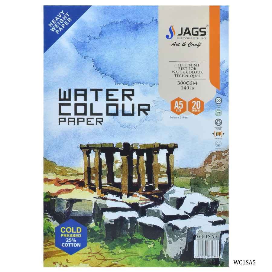 Watercolorsheet-25% Cotton Pack OF 20 Sheet A5 300Gsm WC1SA5