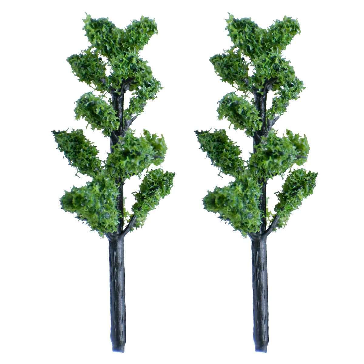 Artificial Miniature Tree Pack of 2 Pcs Y-60 Dark Green Y-60DGN