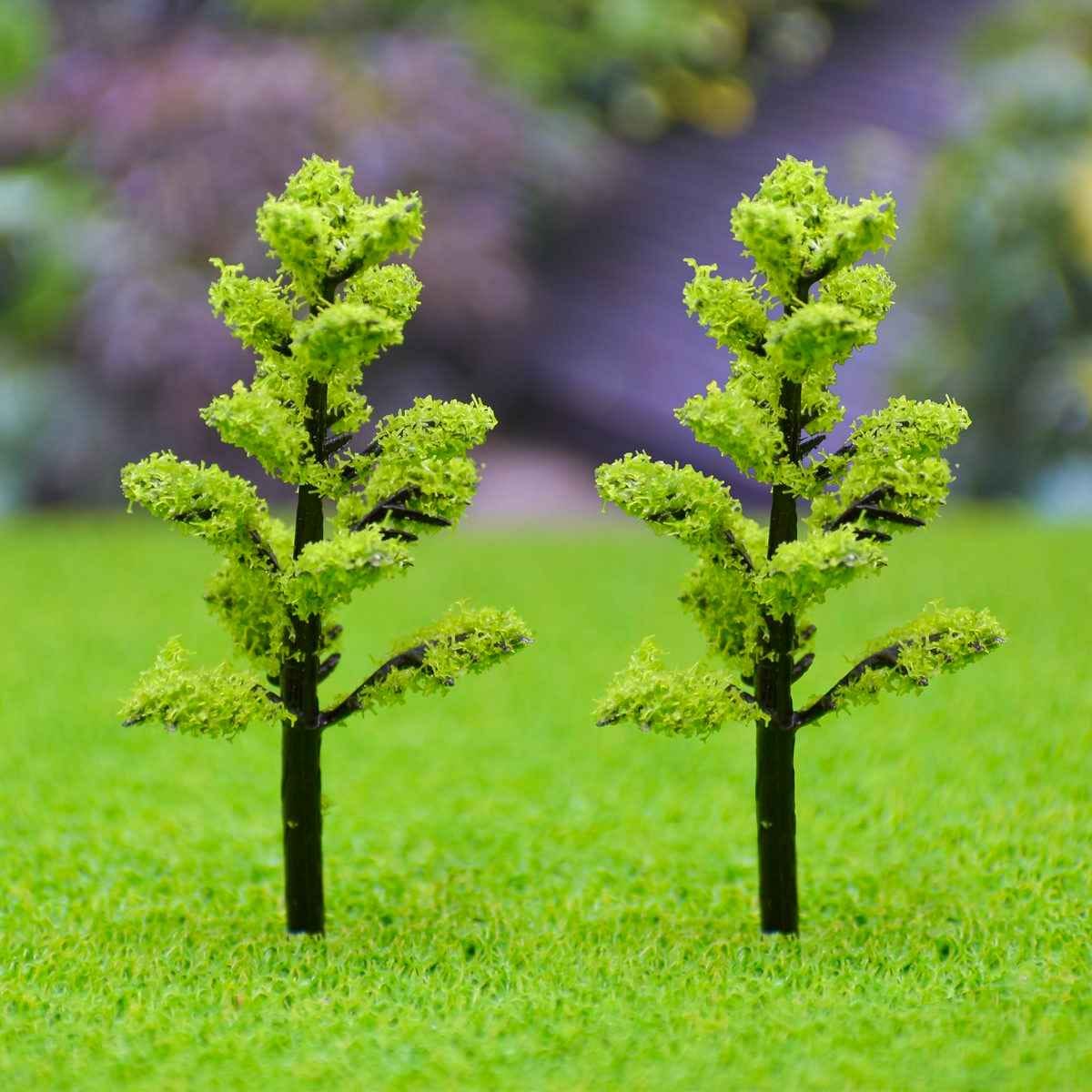 Artificial Miniature Tree Pack of 2 Pcs Y-60 Light Green Y-60LGN