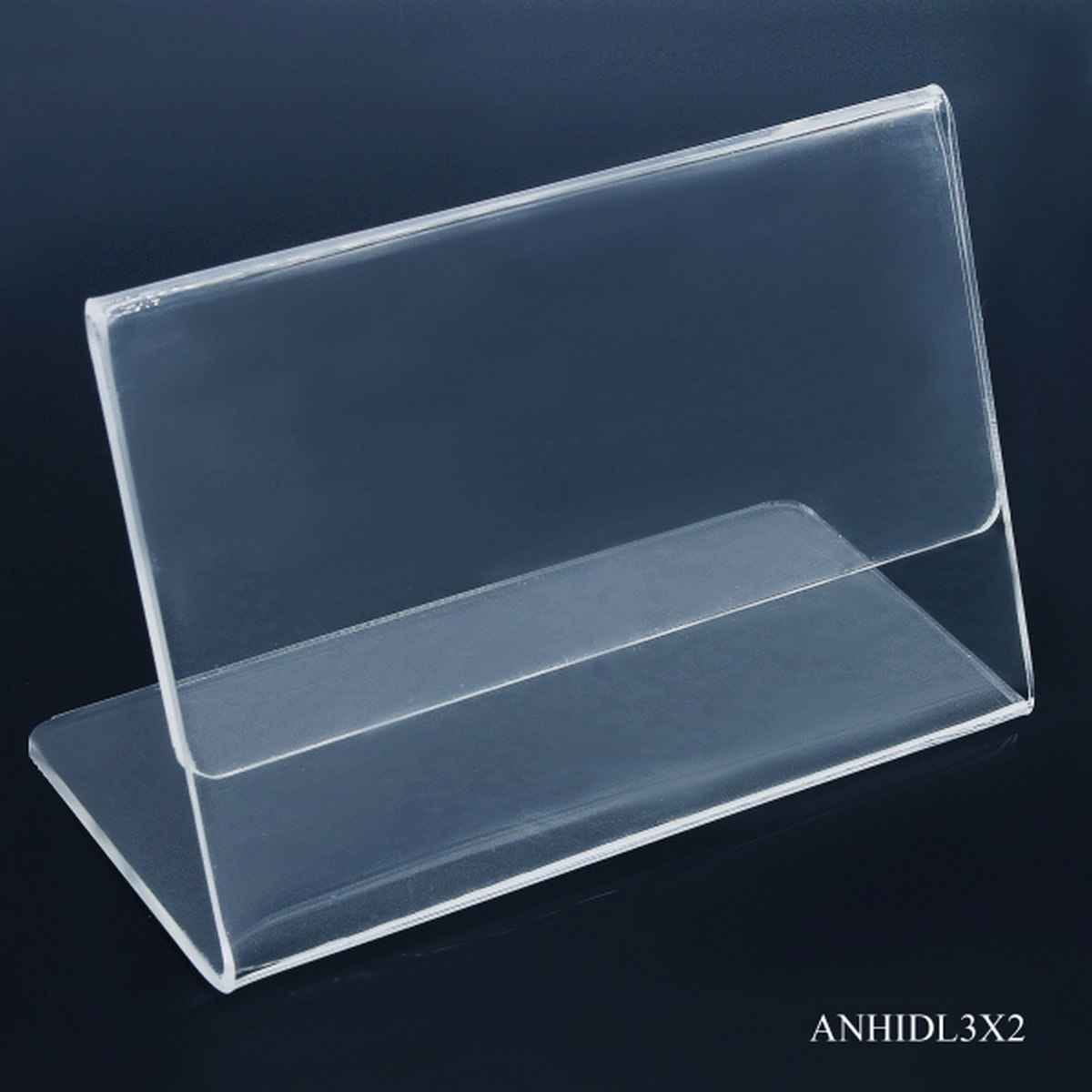 3X2 Inches Clear Transparent Acrylic Name Holder 2mm Thick ANHIDL3X2