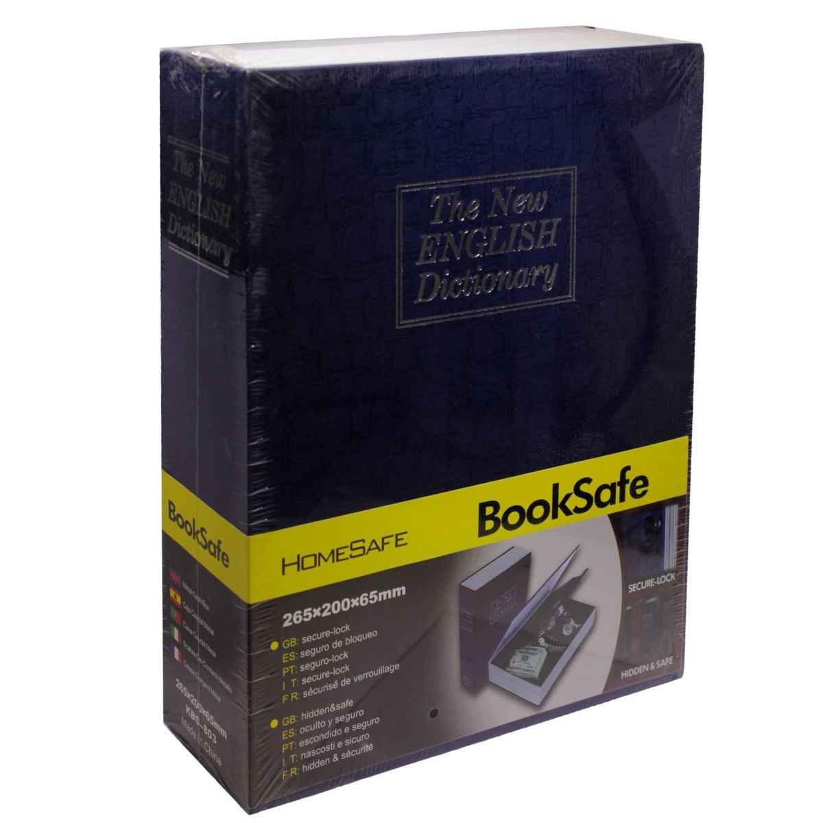 Portable Lock Box Book Like Vault 265x200x65mm KBS803