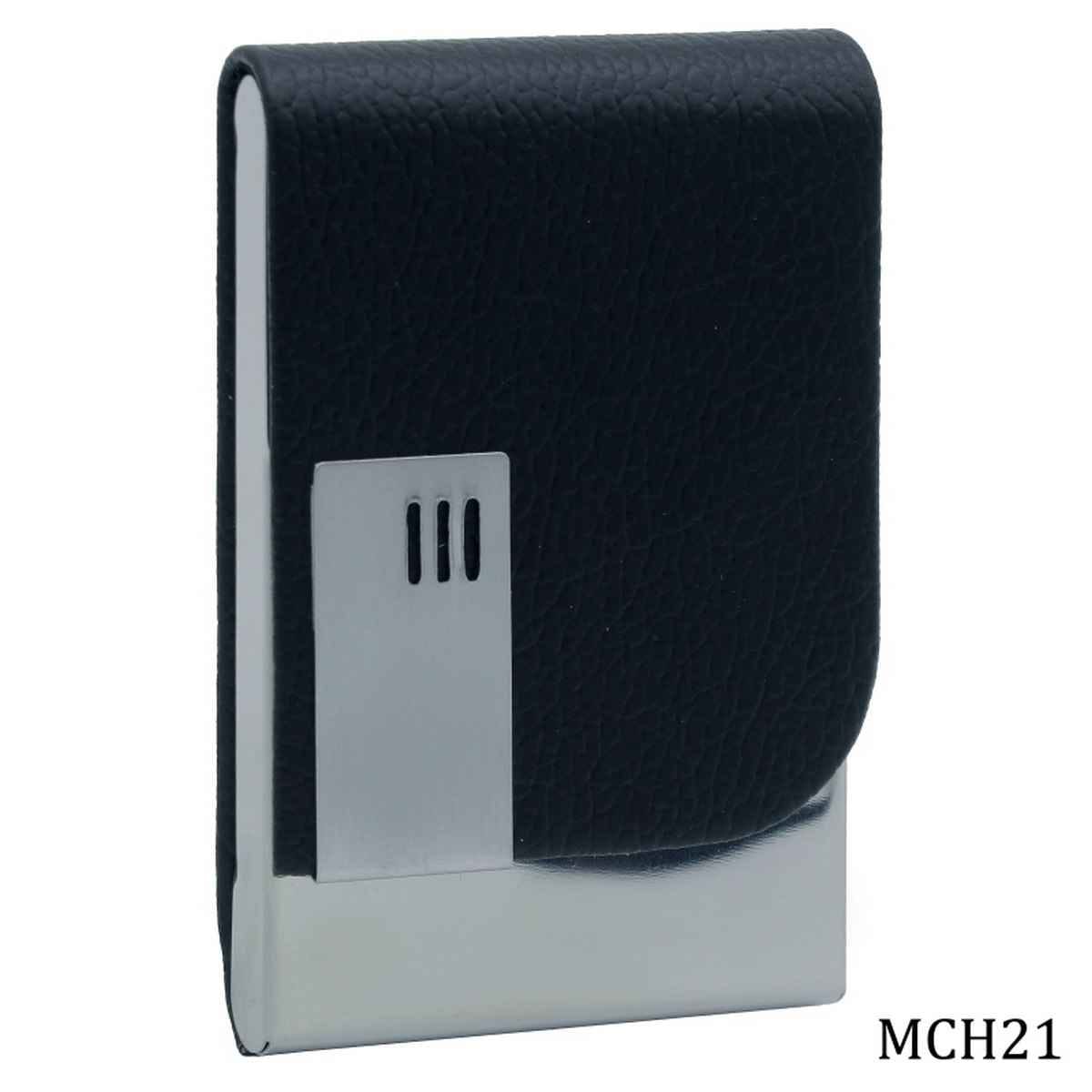 Black Colour Pocket Magnetic Card Holder Case (123) MCH21