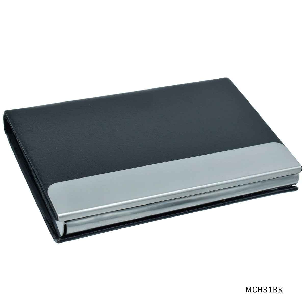 Black Colour Pocket Magnetic Card Holder Case MCH31BK