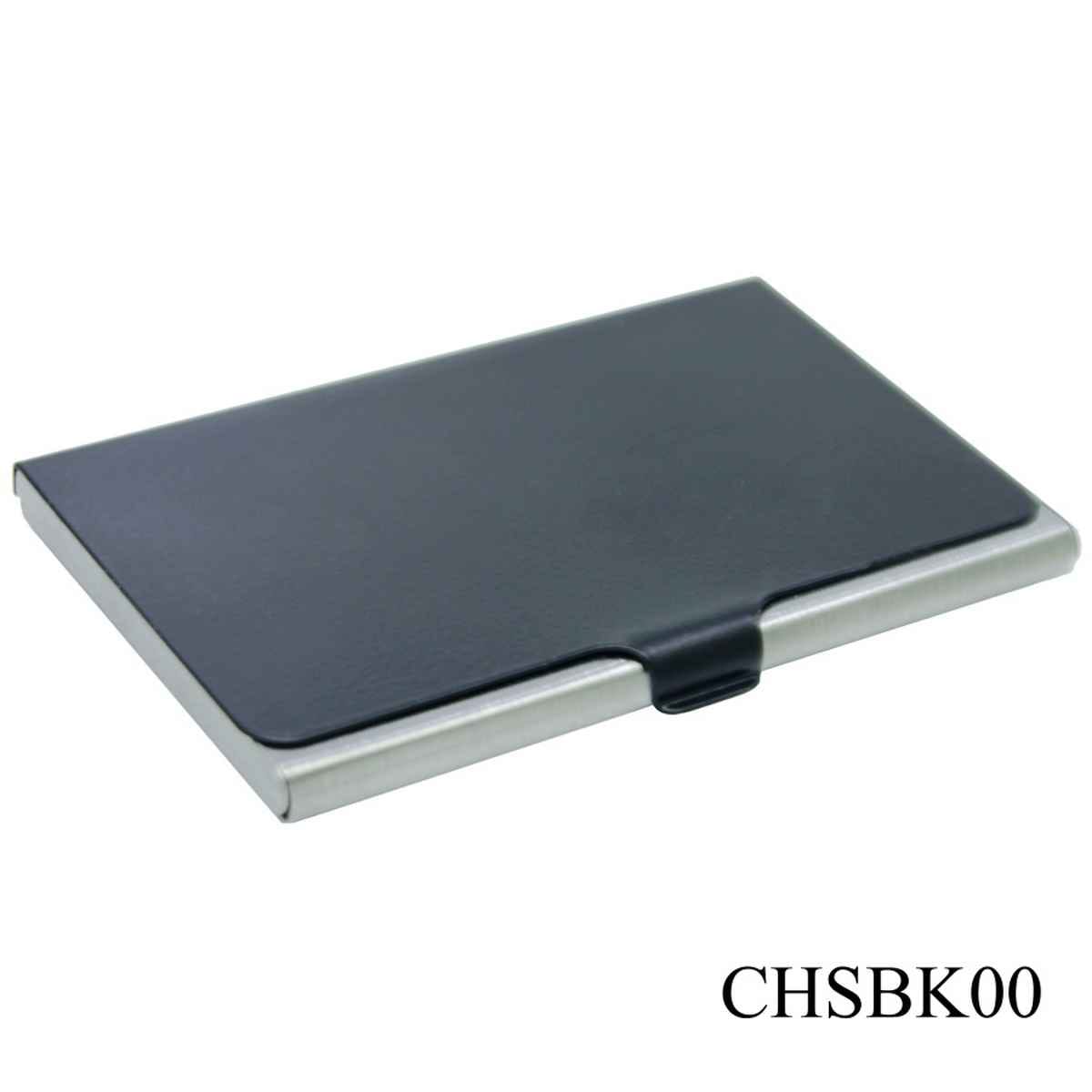 Steel Card Holder with Ultra Slim Black Colour CHSBK00