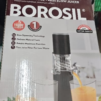 BOROSIL EASY JUICE COLD PRESS SLOW JUICER 130w