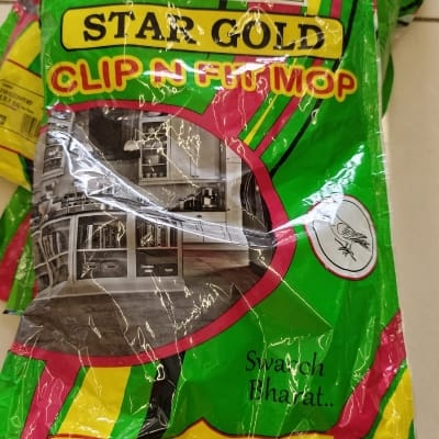 PIGEON MOP COLOUR STAR GOLD CLIP N FIT 10 ENCH