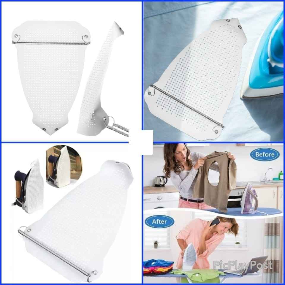 Teflon Iron Sole Cover, Aluminium Steam Iron Protective Shoe, Pack of 1Pcs