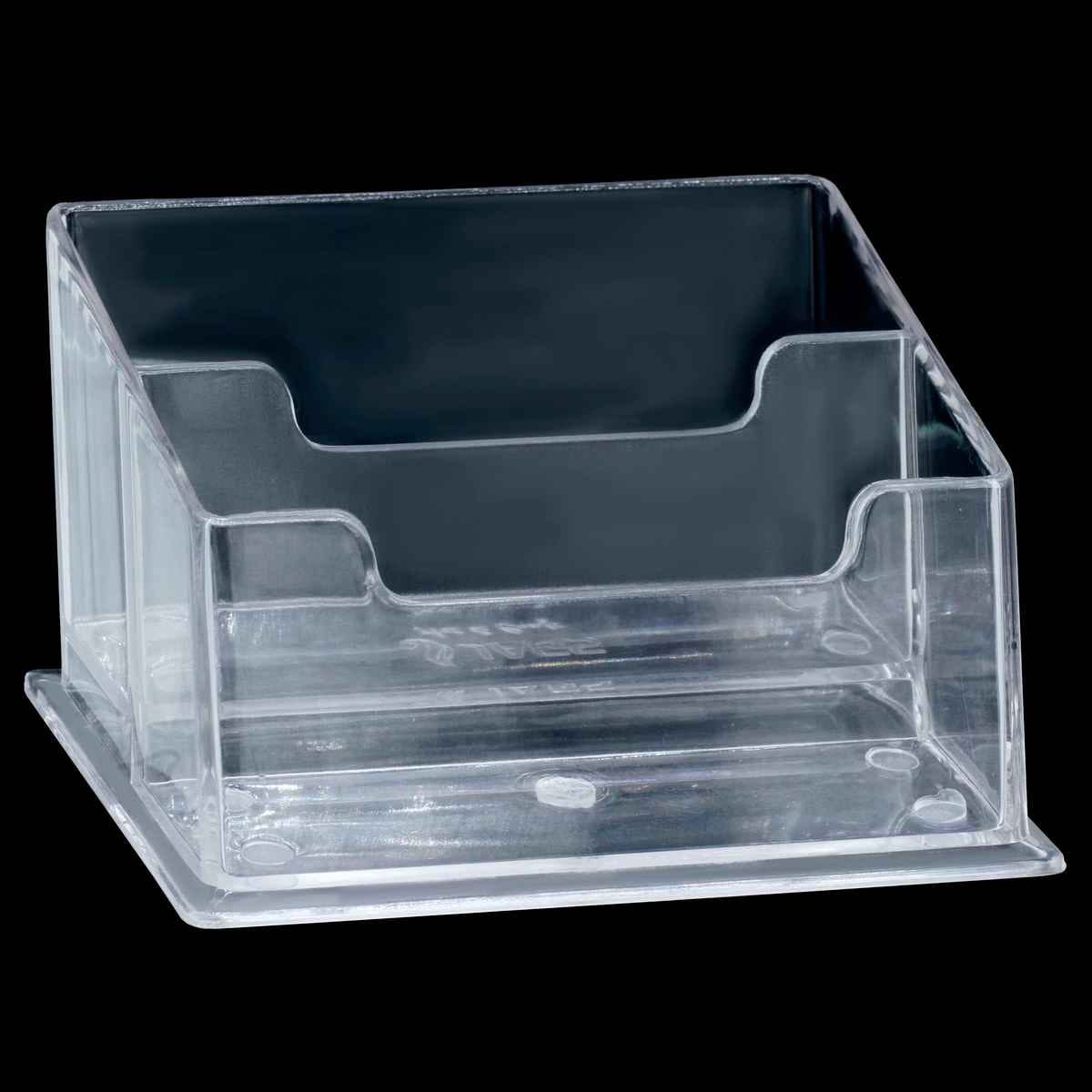 Clear Transparent Desk Card Holder 2In1 JDCH2X1