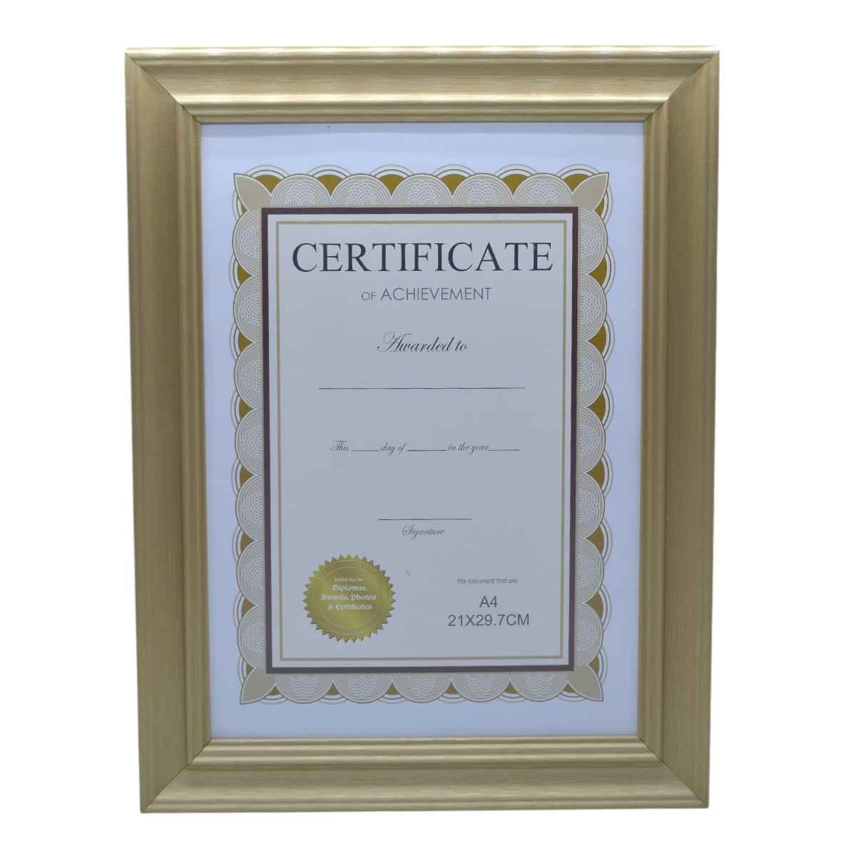 A4 Big Border Decorative Wooden Photo Frame YL227A4
