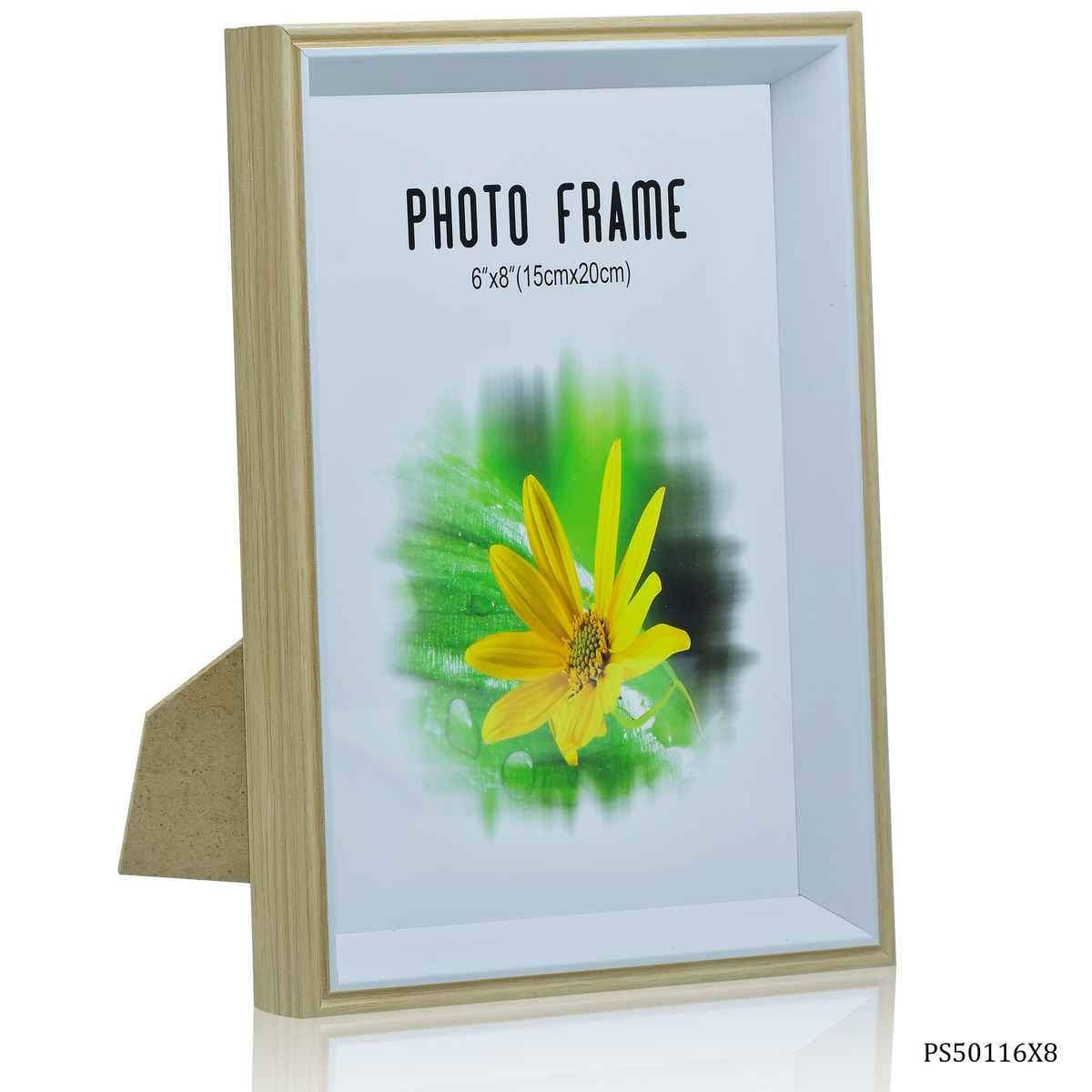 6X8 Inches Decorative Wooden Finish Photo Frame Fines Medium PS50116X8