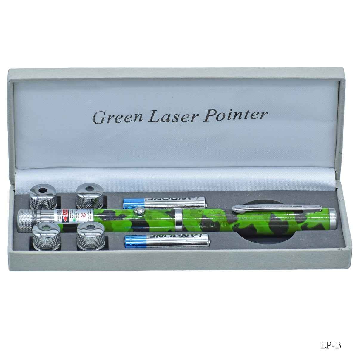 Laser Pointer Green Light 5 in 1 Green Disco Military LP-B