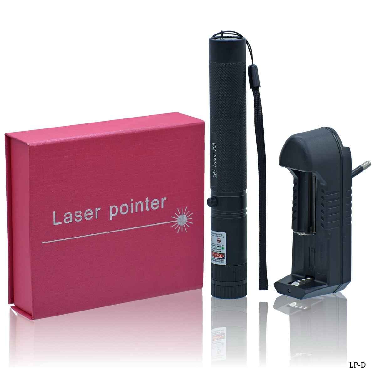 Laser Pointer Green Light With Charger Set Box LP-D