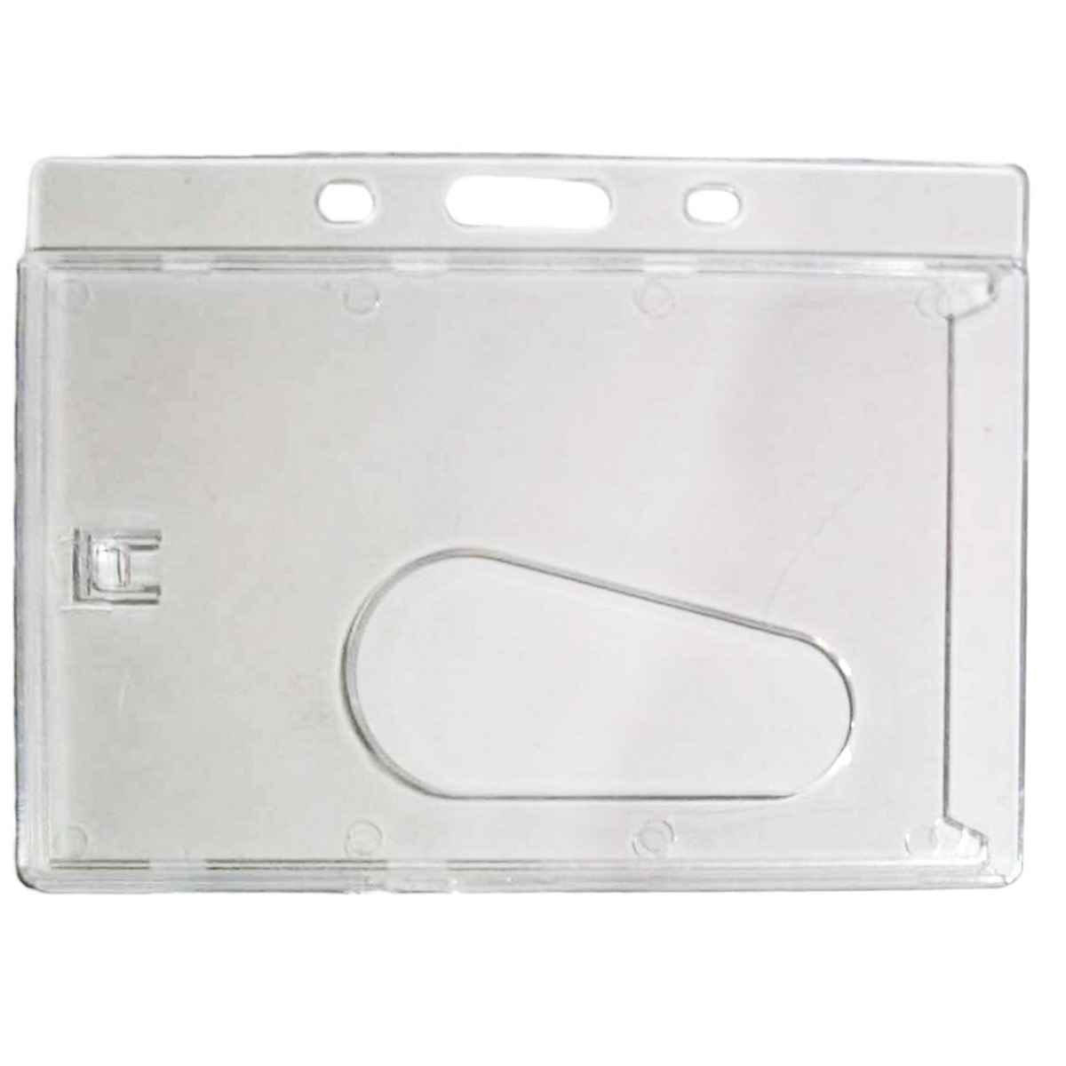 Plastic ID Card Holder Horizontal Batch 85X54MM A18