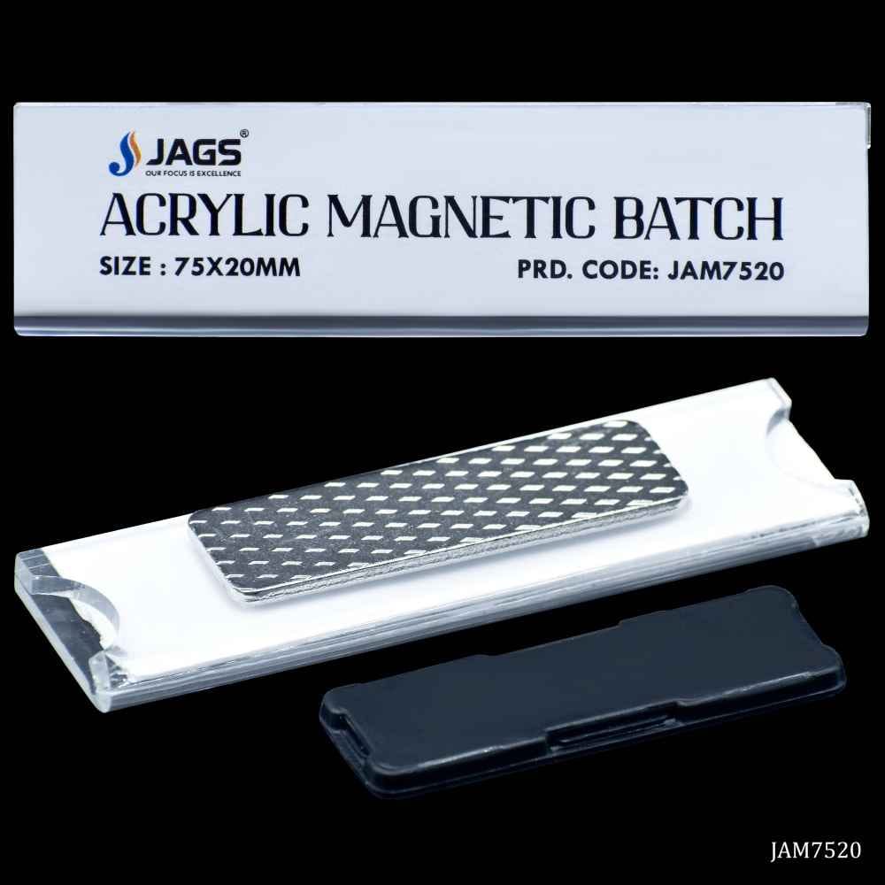 Jags Magnetic Batch Holder Acrylic 75X20MM JAM7520