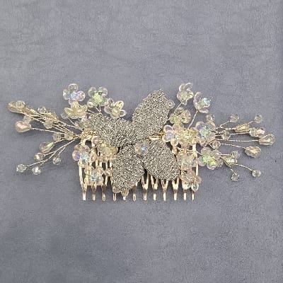 SILVER CRYSTAL H.PIN