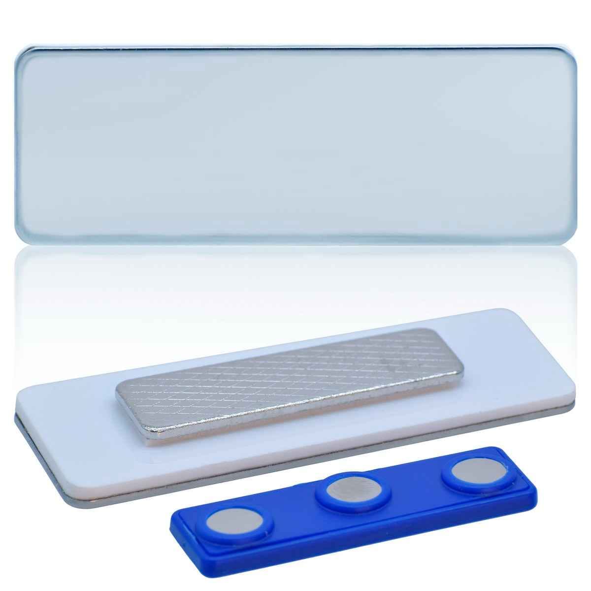 Silver Magnetic Name Batch Holder 7025S
