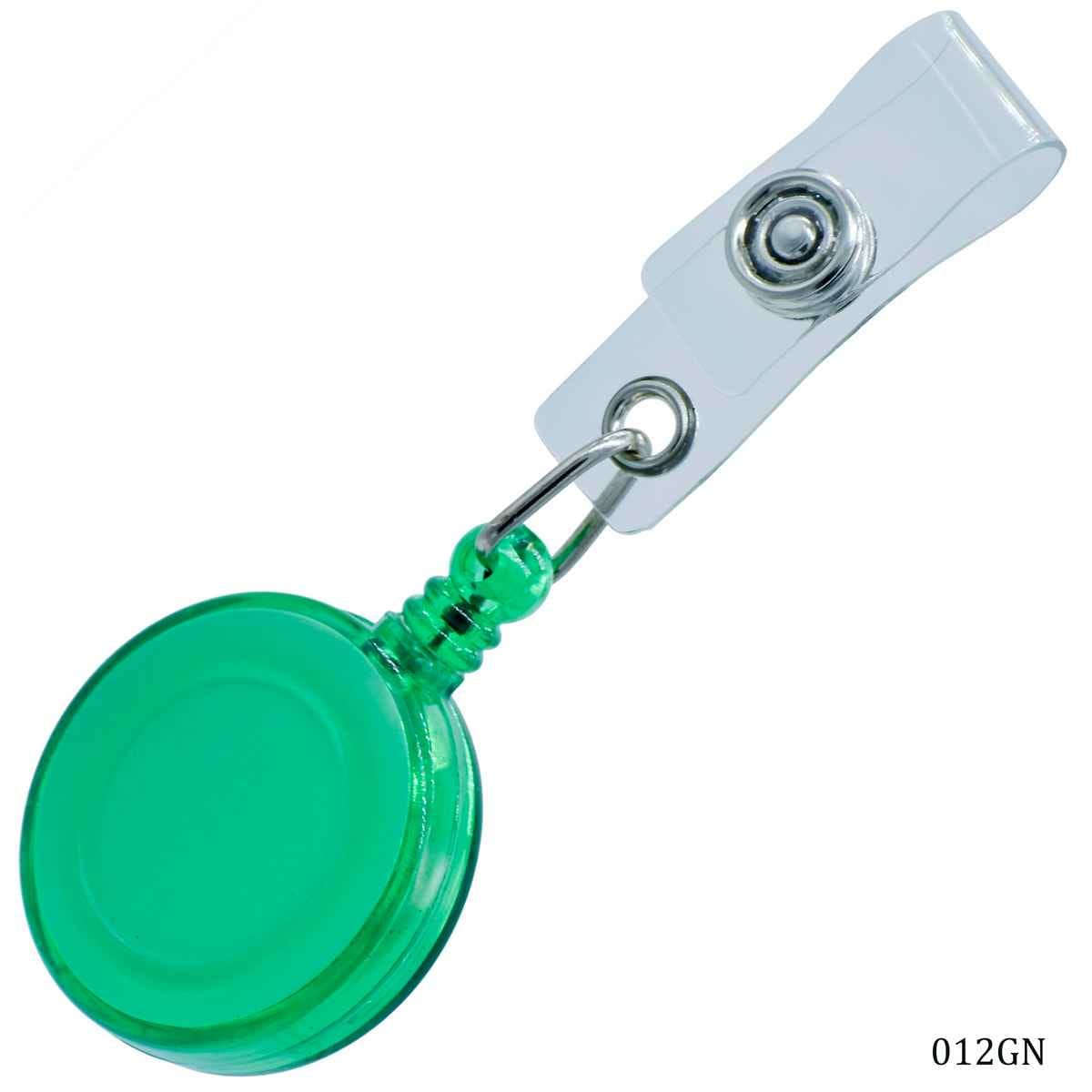Green Yoyo Badge Retractable ID Card Holder 012GN