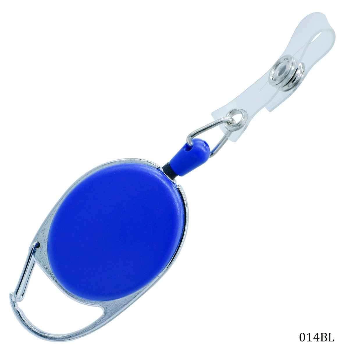 Blue Yoyo Badge Retractable ID Card Holder 014BL