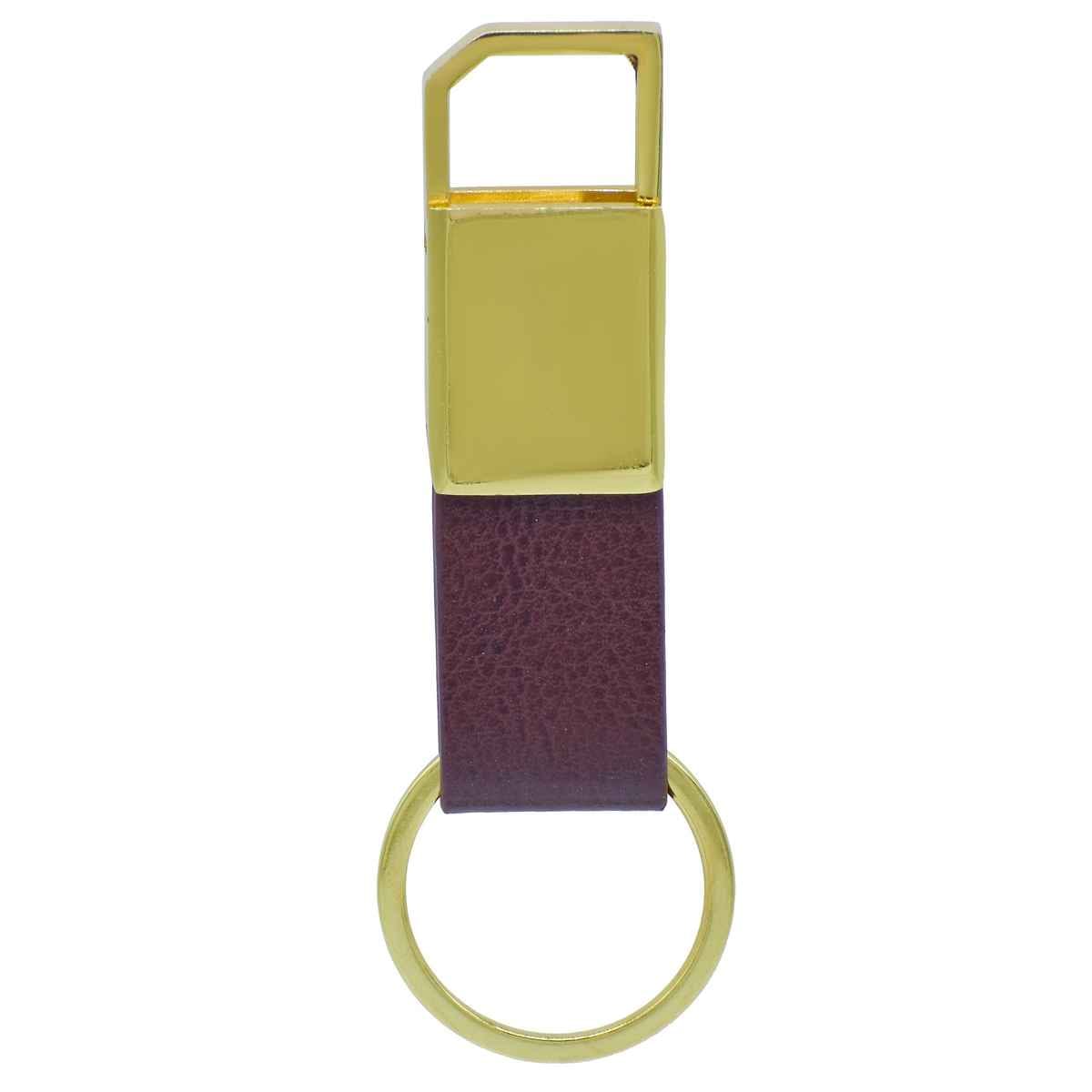 Key Chain Gold Hook With Ring Red KCLH01GD